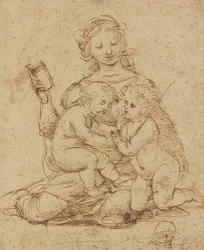 Madonna con dos niños