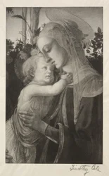 Viejos maestros italianos: Madonna y niño, 1890