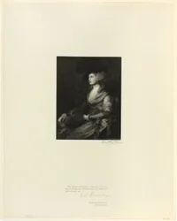 Retrato de la Sra. Siddons, de Viejos Maestros Ingleses