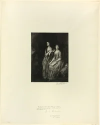 Las hermanas: Sra. Sheridan y Sra. Tickell, de Maestros Ingleses Antiguos