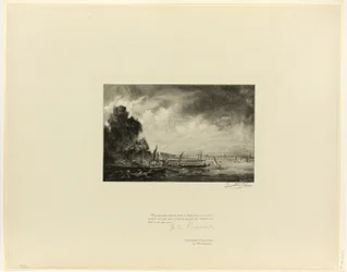 Puente de Waterloo (un boceto), de Viejos Maestros Ingleses
