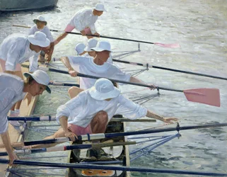 Asegurando remos, Henley