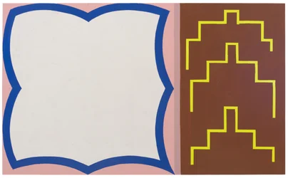 Westerly, 2023 (látex sobre panel encontrado)