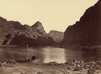 Black Cañon, río Colorado, desde el Campamento 8, mirando río arriba