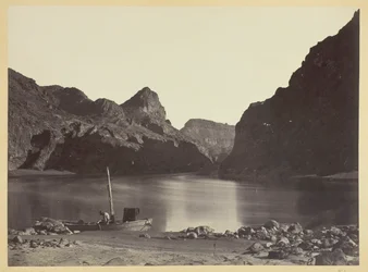 Black Cañon, río Colorado, desde el campamento 8, vista río arriba