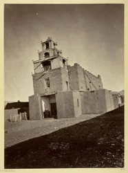 La iglesia de San Miguel, la más antigua de Santa Fe, Nuevo México