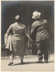 Pareja en el zoo de Berlín.