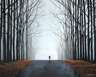 Morning Bike (acrílico sobre lienzo), 2016
