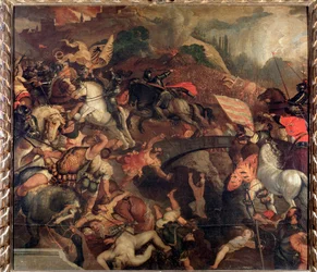 La batalla de Cadore, en 1508