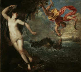 Perseo y Andrómeda, ca 1555