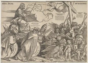 Trompetas y el carro de Cristo, c.1511