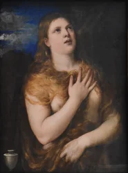 Francés: Madeleine pénitente Penitent Magdalene