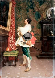 Ante un retrato, c. 1860-1920