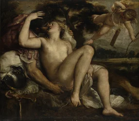 Marte, Venus y Cupido, hacia 1530