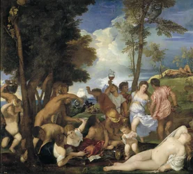 La bacanal de los andrios, 1523-1526