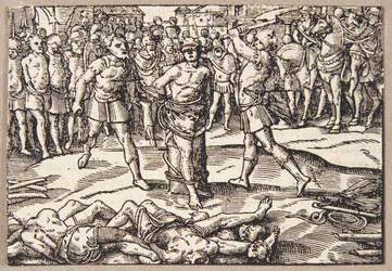 La decapitación del hijo de Brutus