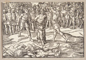 La decapitación del hijo de Brutus