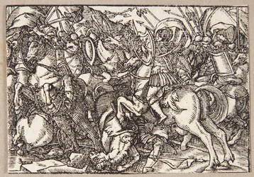 M. Decio lidera a los romanos en la batalla contra los latinos
