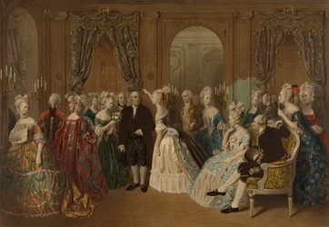 Franklin en la Corte de Francia--1778