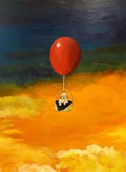 Globo de cachorro volador