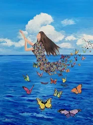 Transformación de la mariposa oceánica