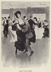 Escena de club nocturno