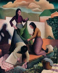 Lavandería en el Camino, 1935, 1937