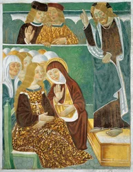 Jesús predicando a las mujeres
