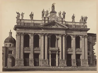 San Juan de Letrán, Roma, c. 1860