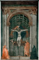 La Santísima Trinidad. Fresco (fresco)