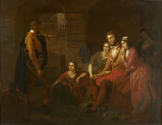 Lafayette en prisión en Olmütz, 1850