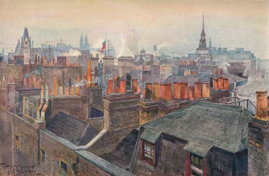 Tejados de Londres, 1901