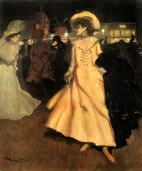 Saliendo del Moulin Rouge, 1901-1902