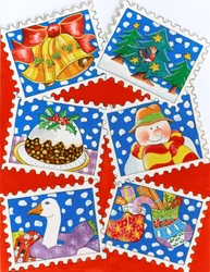 Sellos navideños