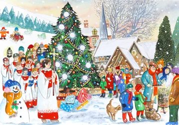 Navidad en el pueblo