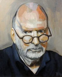 La mirada del anciano barbudo
