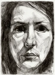 Retrato femenino intenso