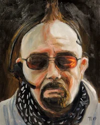 Retrato de un hombre serio