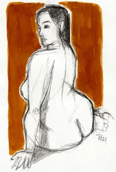 Estudio de un desnudo reflexivo