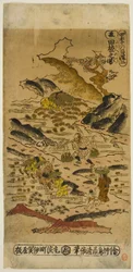 Verano: Plantando Arroz (Natsu: taue no zu), No. 2 de la serie "Las Cuatro Estaciones de los Agricultores (Shiki no hyakusho)"