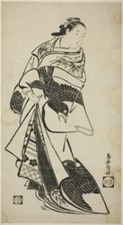 Figura de mujer de pie