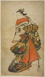 El actor Fujimura Handayu II como Oiso no Tora