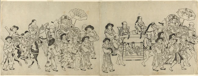 Llegada de la embajada coreana a Edo