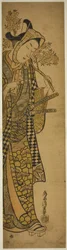 El actor Sanogawa Ichimatsu l como un joven