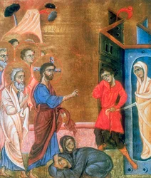 La resurrección de Lázaro, c1268