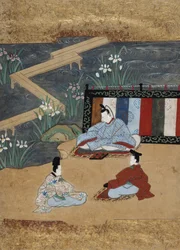 Escenas de los Cuentos de Ise Ise monogatari, finales del siglo XVIII