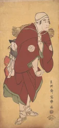 Bando Mitsugoro II como el granjero Asakusa no Jirosaku