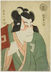 Naritaya Sansho (El actor Ichikawa Danjuro VI como Arakawa Taro Takesada)