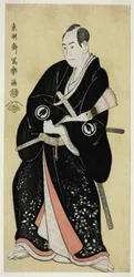 El actor Sawamura Sojuro III como Nagoya Sanza Motoharu