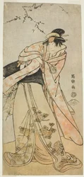 El Actor Segawa Kikunojo III como Shirabyoshi Hisakata de Miyako Kujo (Sandai-me Segawa Kikunojo no Miyako Kujo no Shirabyoshi Hisakata)